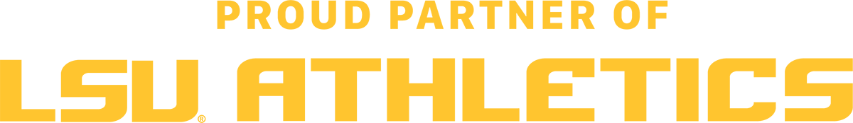 Proud partner of LSU Athletics